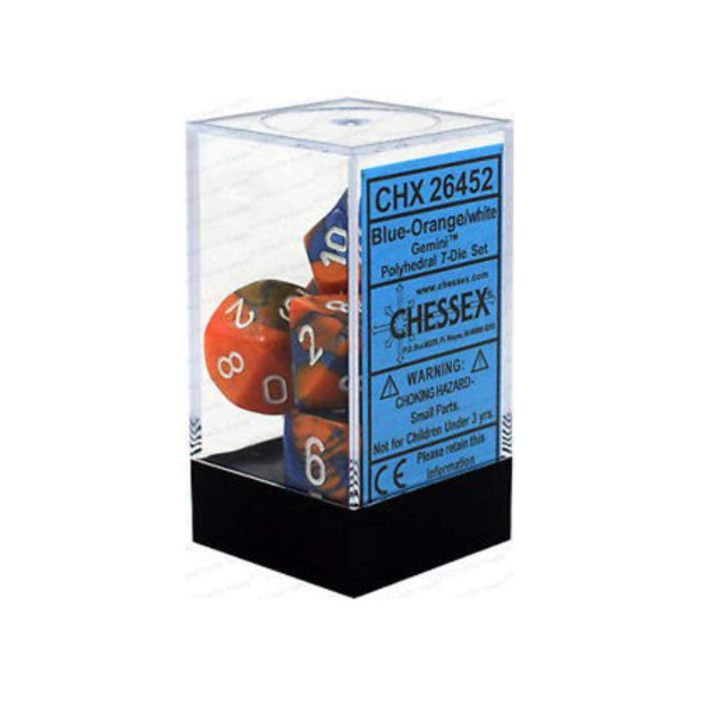 Chessex: 7ct Polyhedral Dice Set – Gemini | Tacoma Games