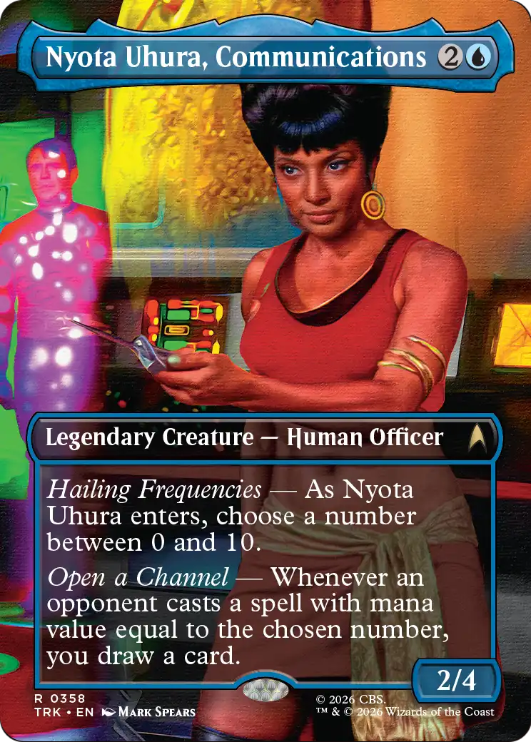 Nyota Uhura, Communications Officer (Borderless) [Star Trek] | Tacoma Games