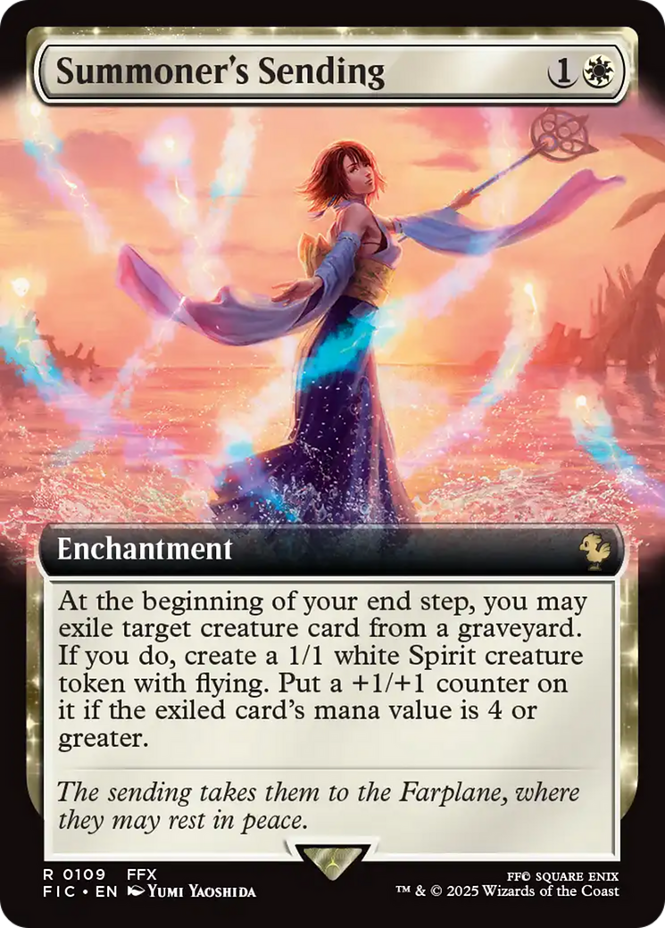 Summoner's Sending (Extended Art) [FINAL FANTASY Commander] | Tacoma Games