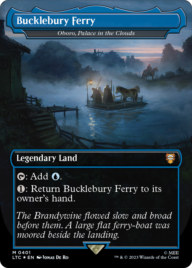 Bucklebury Ferry - Oboro, Palace in the Clouds (Surge Foil Realms and Relics) [The Lord of the Rings: Tales of Middle-Earth Commander] | Tacoma Games