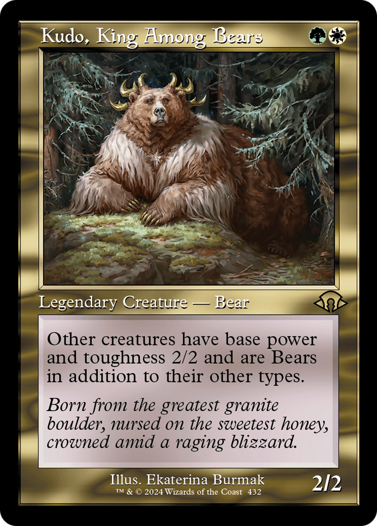 Kudo, King Among Bears (Retro) [Modern Horizons 3] | Tacoma Games