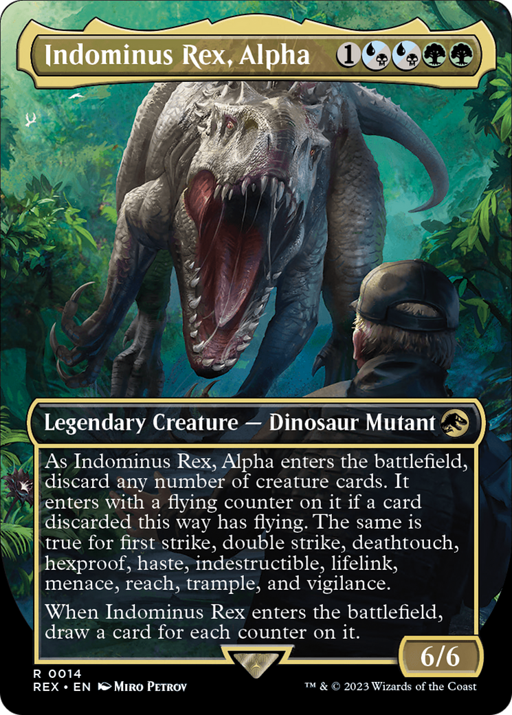 Indominus Rex, Alpha (Borderless) [Jurassic World Collection] | Tacoma Games