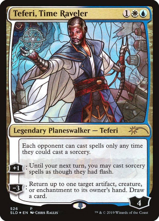 Teferi, Time Raveler (Stained Glass) [Secret Lair Drop Promos] | Tacoma Games