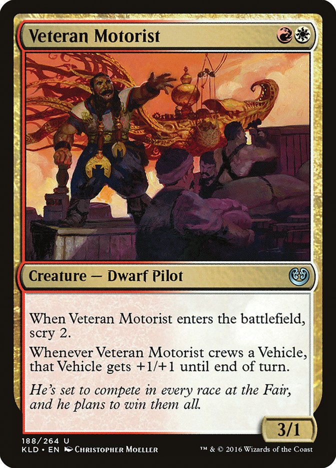 Veteran Motorist [Kaladesh] | Tacoma Games