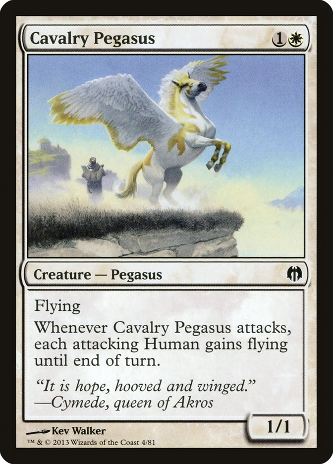 Cavalry Pegasus [Duel Decks: Heroes vs. Monsters] | Tacoma Games