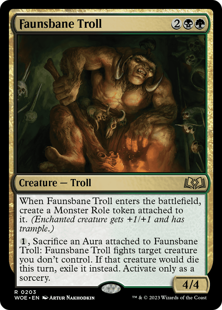 Faunsbane Troll [Wilds of Eldraine] | Tacoma Games