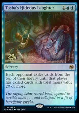 Tasha's Hideous Laughter [Dungeons & Dragons: Adventures in the Forgotten Realms Prerelease Promos] | Tacoma Games