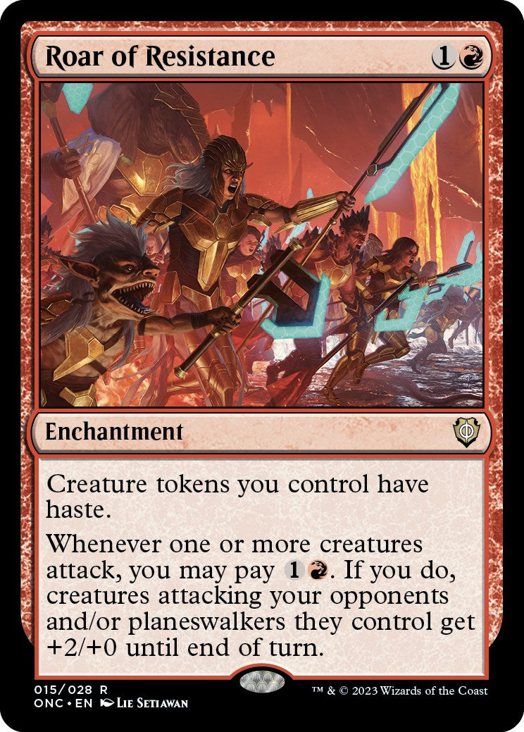 Roar of Resistance [Phyrexia: All Will Be One Commander] | Tacoma Games