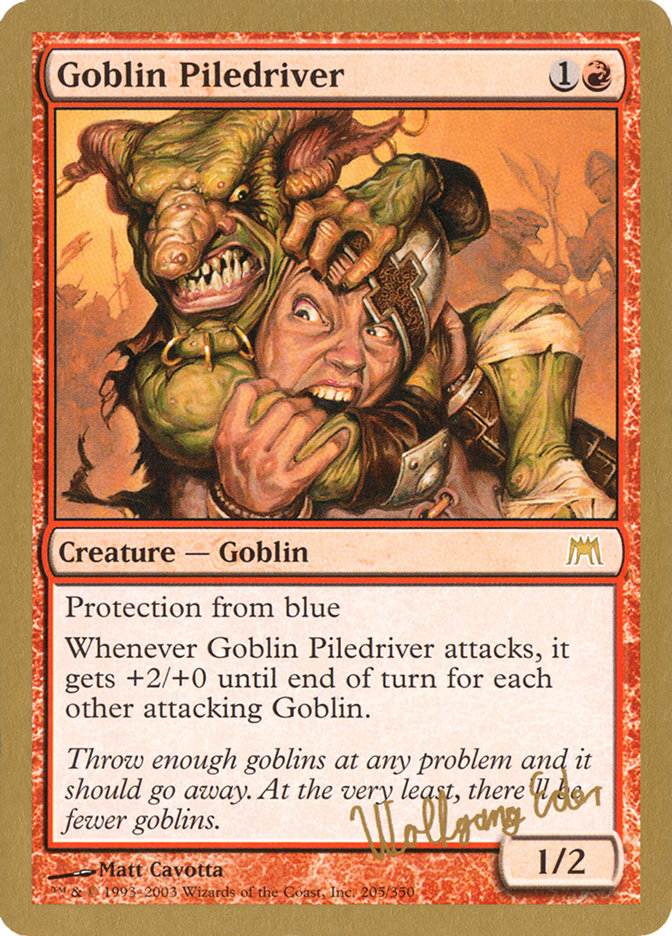 Goblin Piledriver (Wolfgang Eder) [World Championship Decks 2003] | Tacoma Games