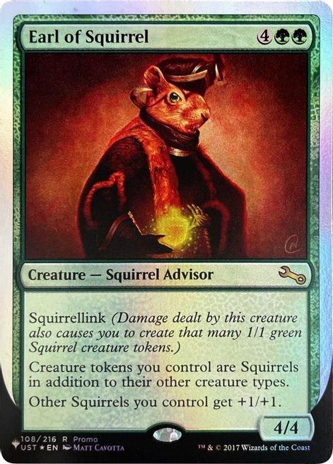 Earl of Squirrel (Unfinity Foil Edition) [The List] | Tacoma Games