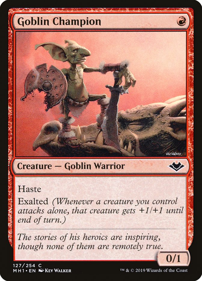 Goblin Champion [Modern Horizons] | Tacoma Games