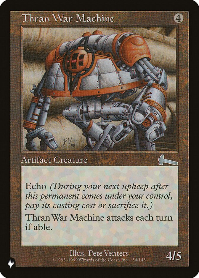 Thran War Machine [The List] | Tacoma Games