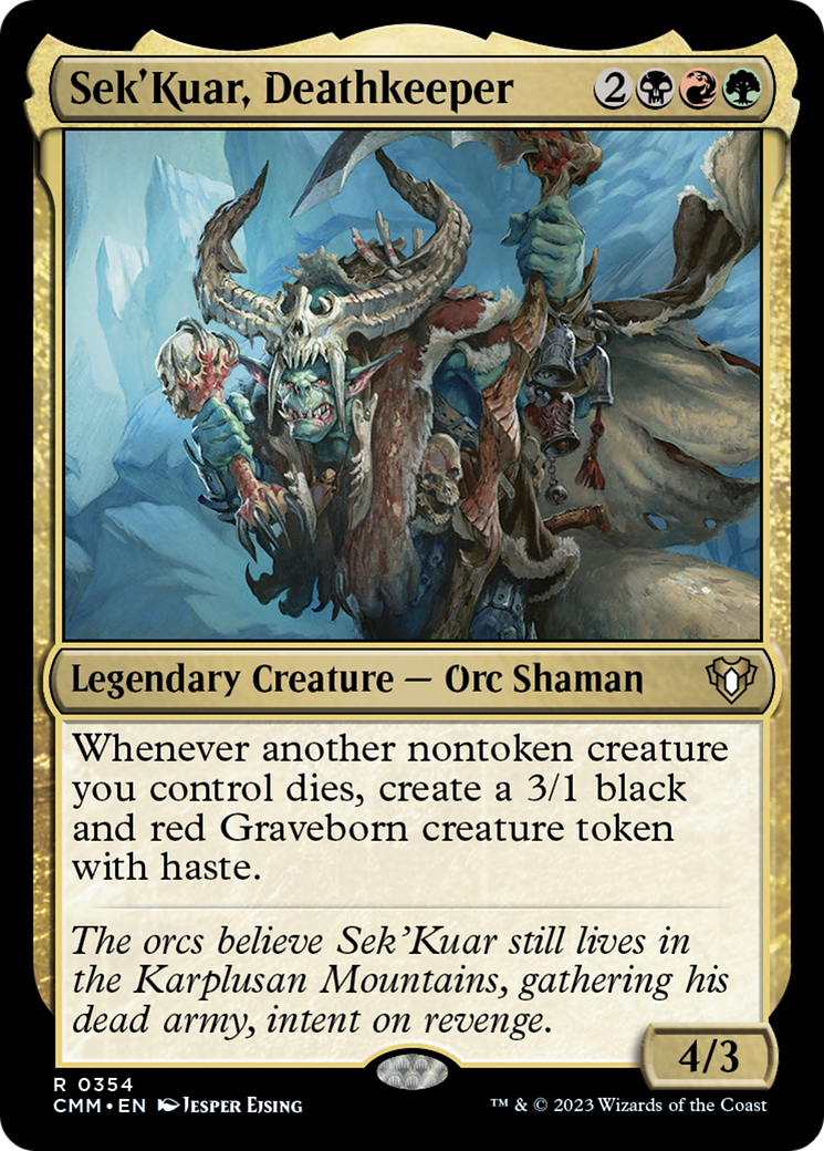 Sek'Kuar, Deathkeeper [Commander Masters] | Tacoma Games