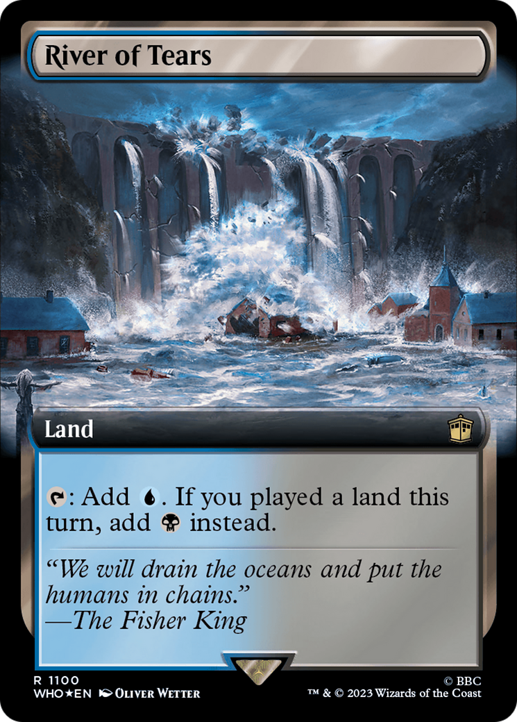 River of Tears (Extended Art) (Surge Foil) [Doctor Who] | Tacoma Games
