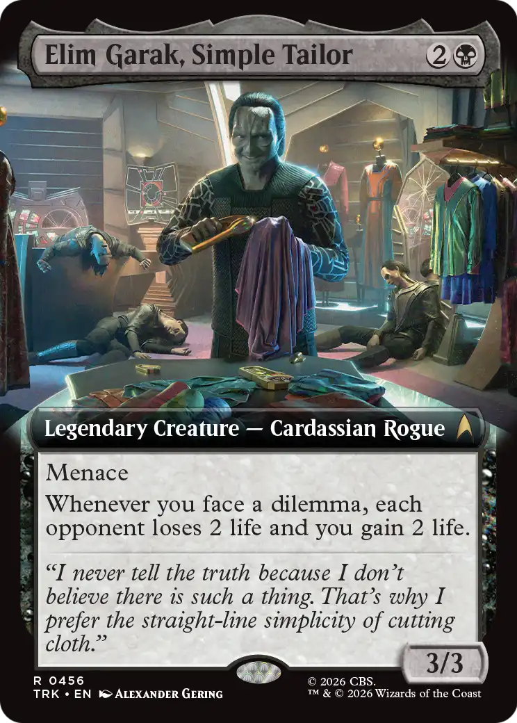Elim Garak, Simple Tailor (Extended Art) [Star Trek] | Tacoma Games