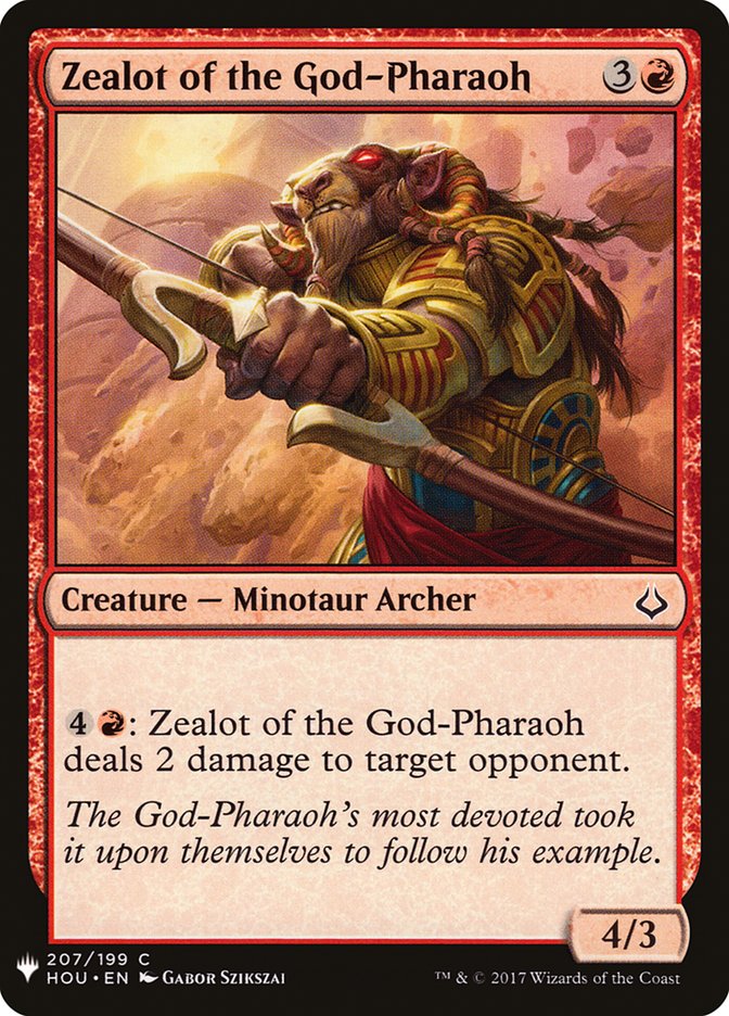 Zealot of the God-Pharaoh [Mystery Booster] | Tacoma Games