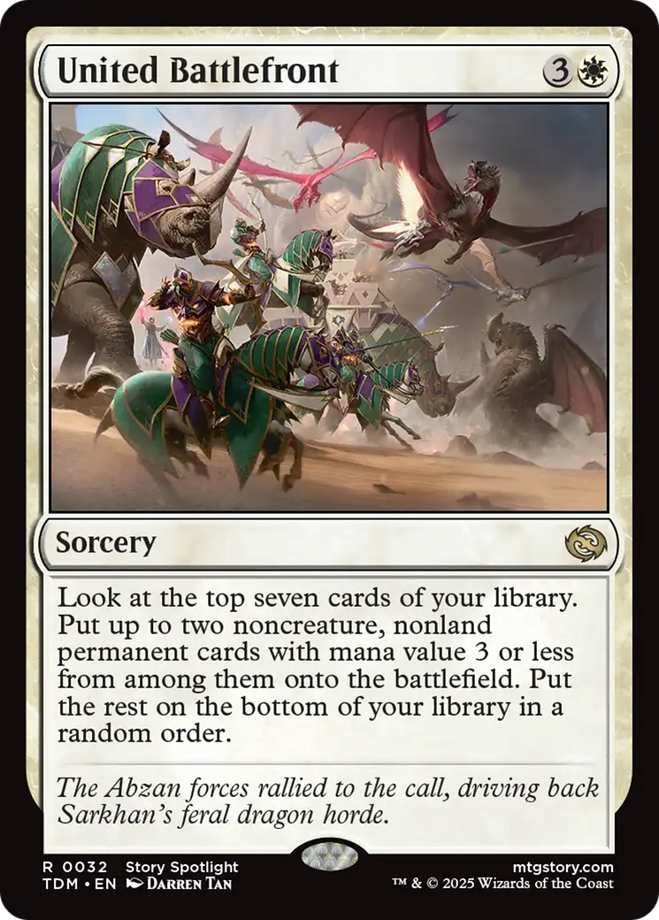 United Battlefront [Tarkir: Dragonstorm] | Tacoma Games
