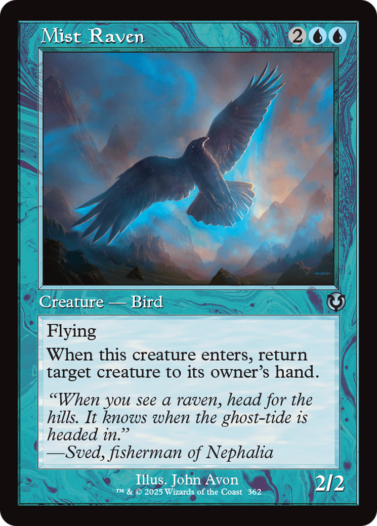 Mist Raven (Retro Frame) [Innistrad Remastered] | Tacoma Games