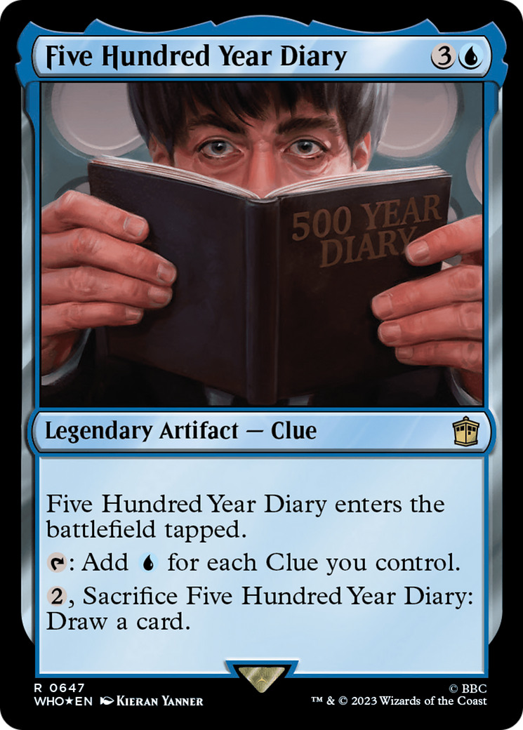 Five Hundred Year Diary (Surge Foil) [Doctor Who] | Tacoma Games