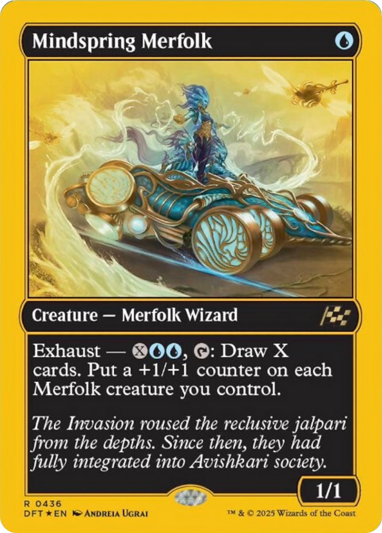 Mindspring Merfolk (First-Place Foil) [Aetherdrift] | Tacoma Games