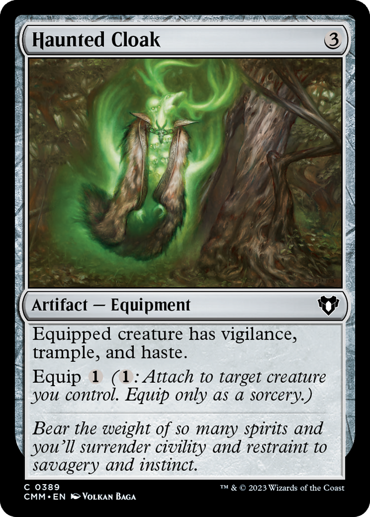 Haunted Cloak [Commander Masters] | Tacoma Games