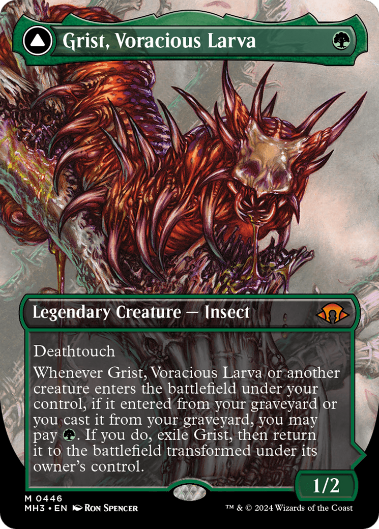 Grist, Voracious Larva // Grist, the Plague Swarm (Borderless) [Modern Horizons 3] | Tacoma Games