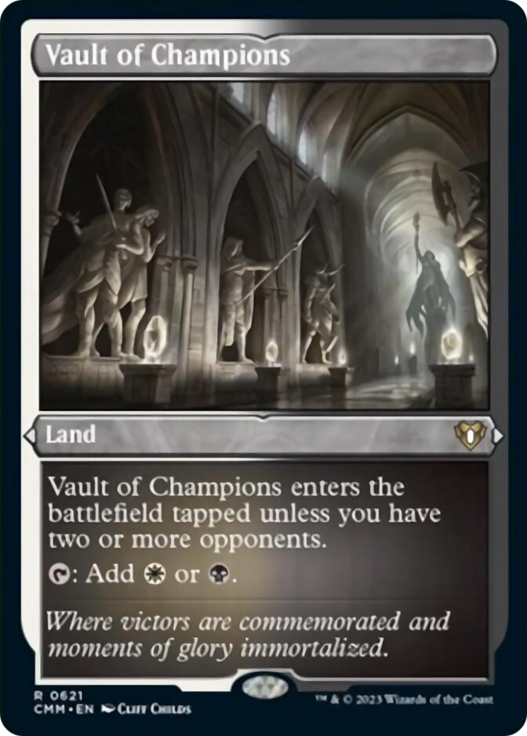 Vault of Champions (Foil Etched) [Commander Masters] | Tacoma Games