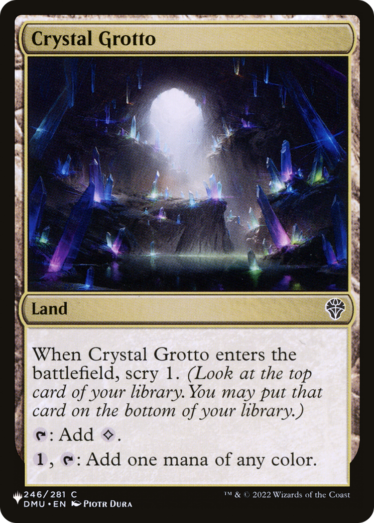 Crystal Grotto [The List Reprints] | Tacoma Games