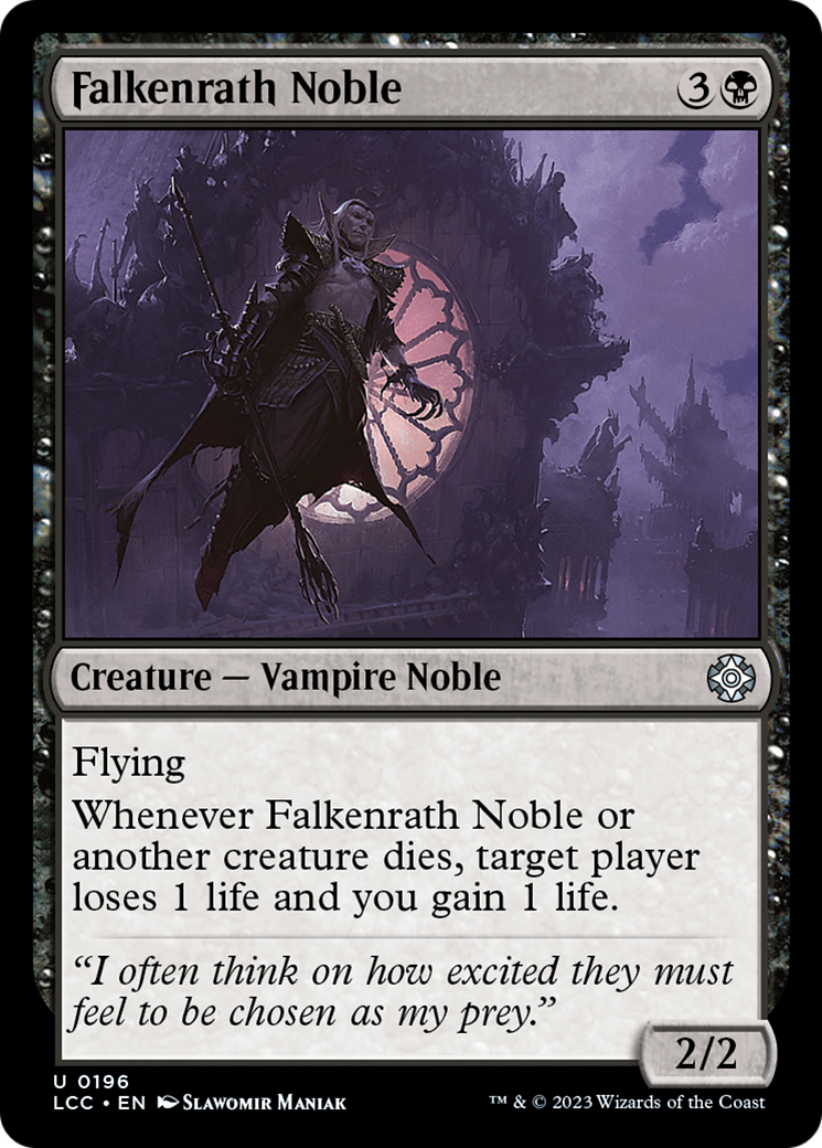 Falkenrath Noble [The Lost Caverns of Ixalan Commander] | Tacoma Games