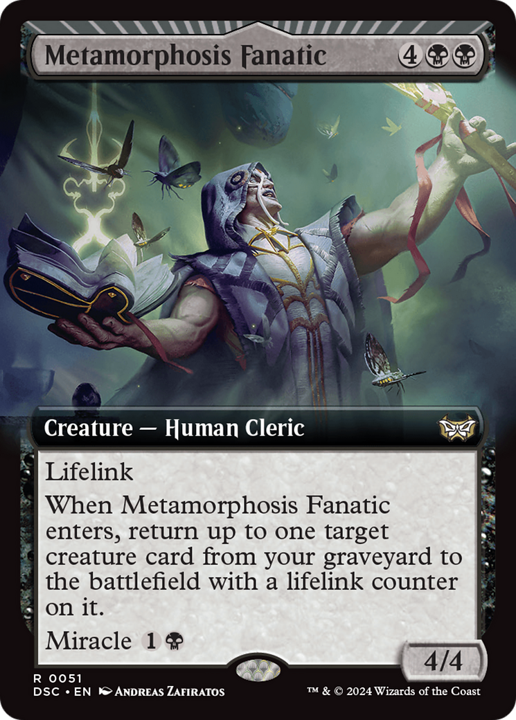 Metamorphosis Fanatic (Extended Art) [Duskmourn: House of Horror Commander] | Tacoma Games