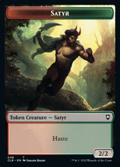 Satyr // Beast Double-Sided Token [Commander Legends: Battle for Baldur's Gate Tokens] | Tacoma Games