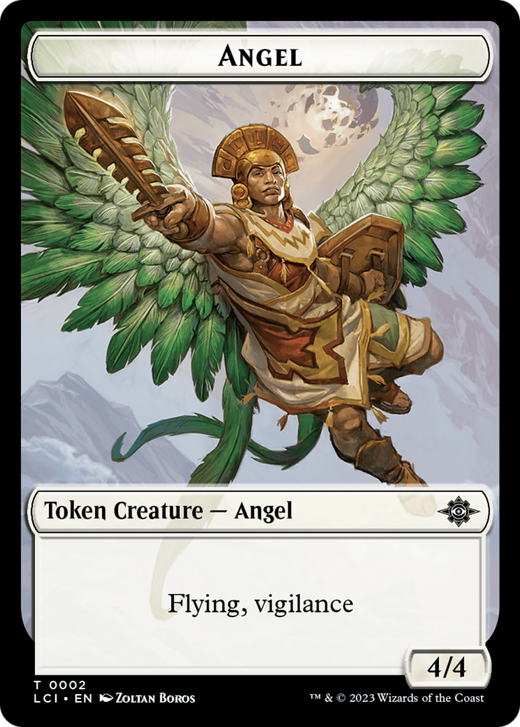 Angel Token [The Lost Caverns of Ixalan Tokens] | Tacoma Games