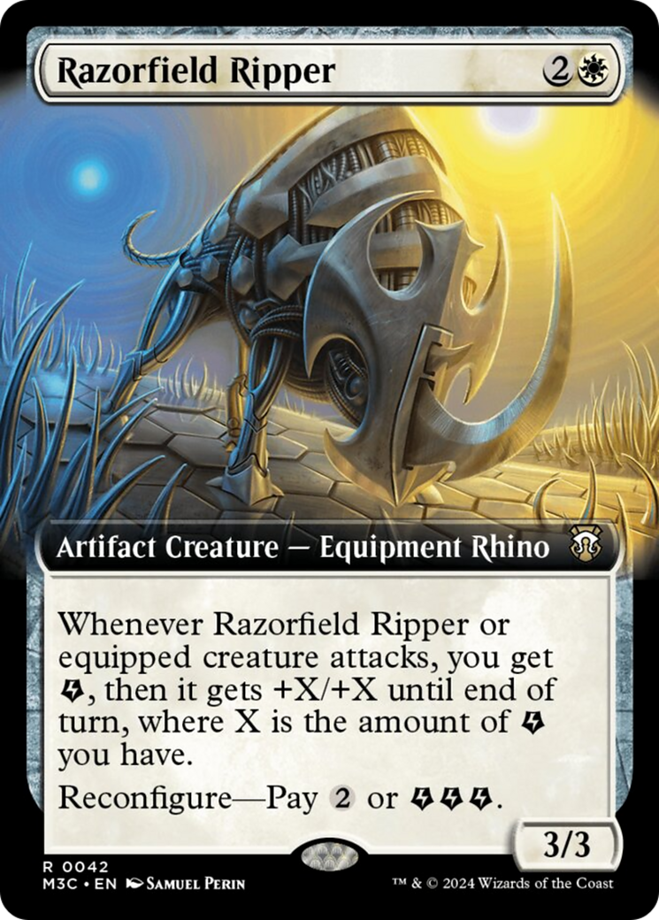 Razorfield Ripper (Extended Art) [Modern Horizons 3 Commander] | Tacoma Games