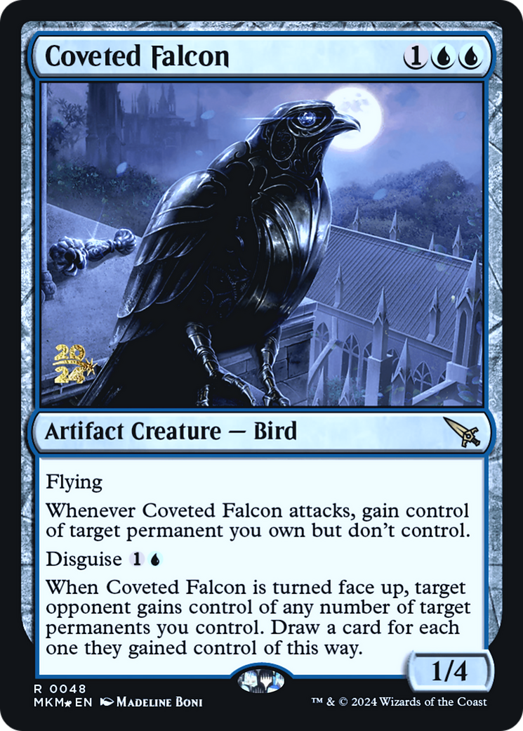 Coveted Falcon [Murders at Karlov Manor Prerelease Promos] | Tacoma Games