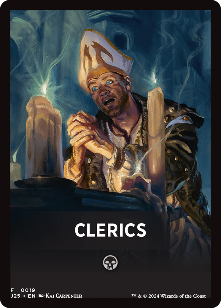 Clerics Theme Card [Foundations Jumpstart Front Cards] | Tacoma Games