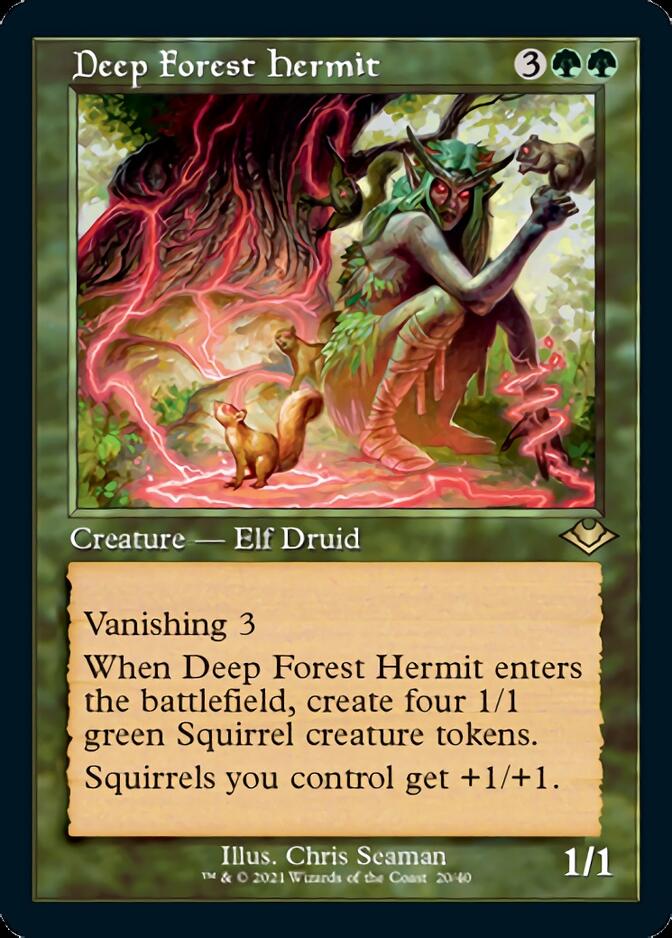 Deep Forest Hermit (Retro Foil Etched) [Modern Horizons] | Tacoma Games