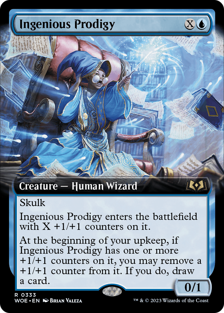 Ingenious Prodigy (Extended Art) [Wilds of Eldraine] | Tacoma Games