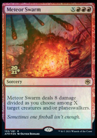 Meteor Swarm [Dungeons & Dragons: Adventures in the Forgotten Realms Prerelease Promos] | Tacoma Games