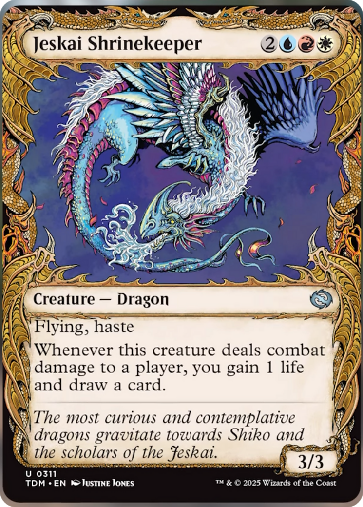 Jeskai Shrinekeeper (Showcase) [Tarkir: Dragonstorm] | Tacoma Games