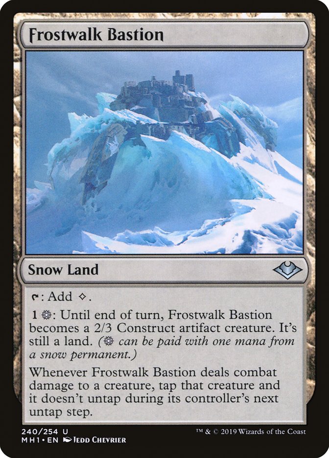 Frostwalk Bastion [Modern Horizons] | Tacoma Games