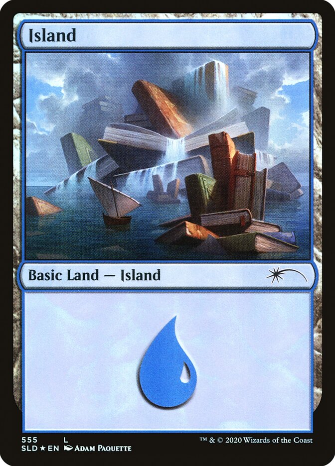 Island (Well Read) (555) [Secret Lair Drop Promos] | Tacoma Games