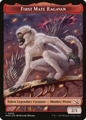First Mate Ragavan // Teferi's Talent Emblem Double-Sided Token [March of the Machine Commander Tokens] | Tacoma Games