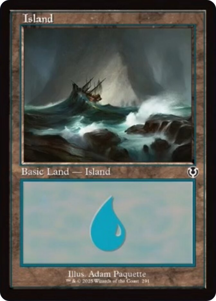 Island (291) (Retro Frame) [Innistrad Remastered] | Tacoma Games