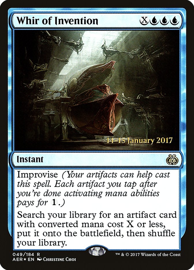 Whir of Invention [Aether Revolt Prerelease Promos] | Tacoma Games