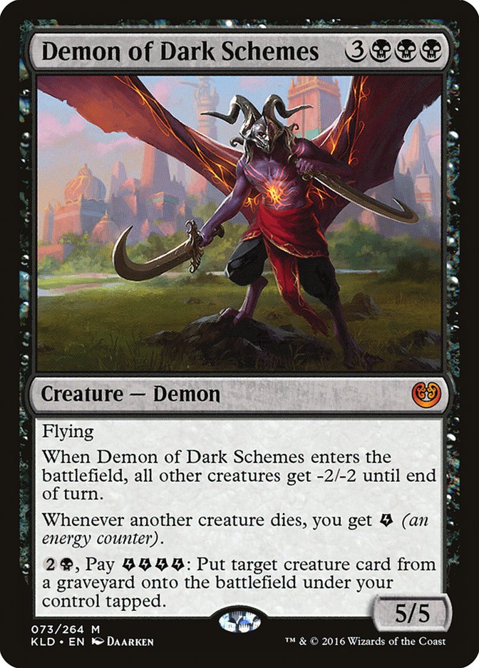 Demon of Dark Schemes [Kaladesh] | Tacoma Games