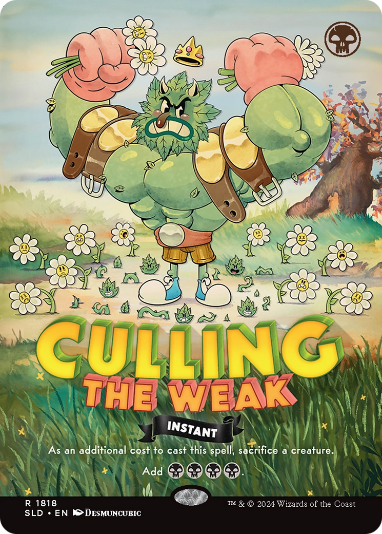 Culling the Weak (Rainbow Foil) [Secret Lair Drop Series] | Tacoma Games