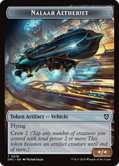 Construct // Nalaar Aetherjet Double-Sided Token [Aetherdrift Tokens] | Tacoma Games