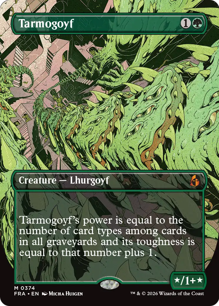 Tarmogoyf (Borderless) [Reality Fracture] | Tacoma Games