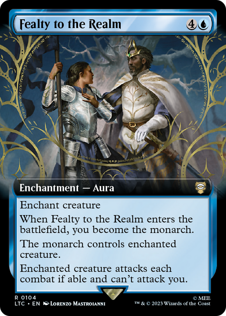 Fealty to the Realm (Extended Art) [The Lord of the Rings: Tales of Middle-Earth Commander] | Tacoma Games