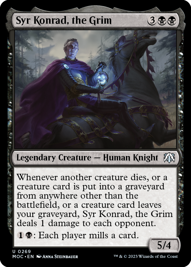 Syr Konrad, the Grim [March of the Machine Commander] | Tacoma Games